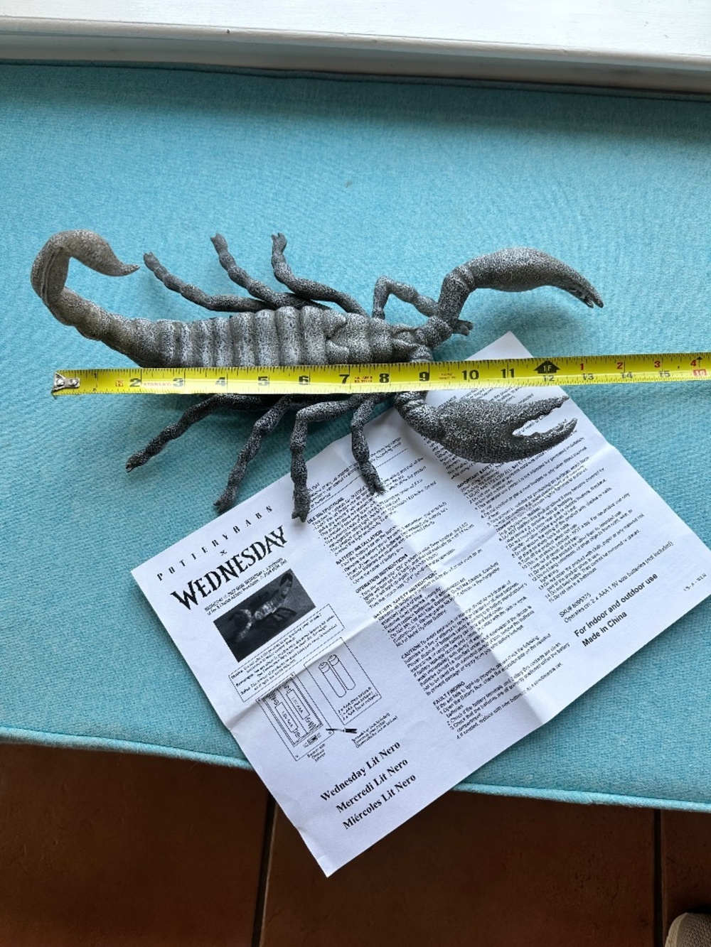 SCORPIAN from Pottery Barn - Wednesday! Lights up! NWT never used!